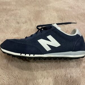 New Balance Dark Blue and White Sneakers